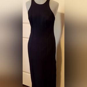 Vintage 1990s Geary Roark Matsimato Black Maxi cocktail dress